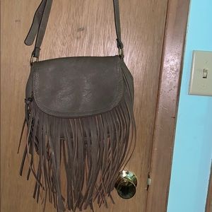 Fringe purse
